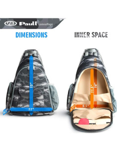 Mochila de cámara impermeable BPAULL camuflaje 39.9x25.9cm 2