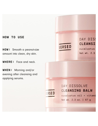 Bálsamo Limpiador Versed 17 ml - Desmaquillante Aceite Eucalipto