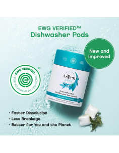 Bolsas para Lavavajillas AspenClean Ecológicas 28 Unidades 2