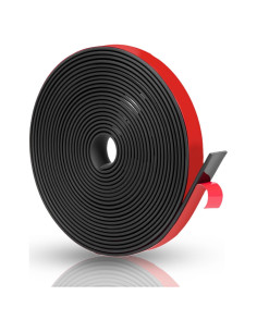 Tira de Goma Adhesiva Neopreno Qyueyue 12mm x 1.5mm x 4.5m