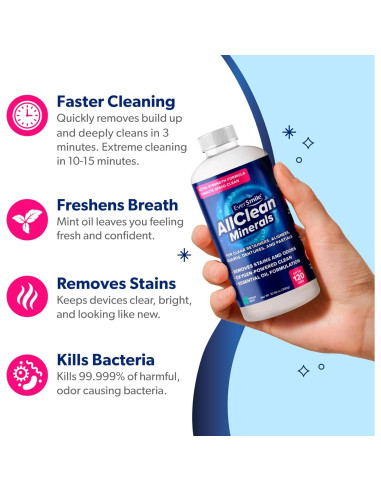 Limpiador Profundo EverSmile AllClean Minerales 300g - Alineadores y Retenedores