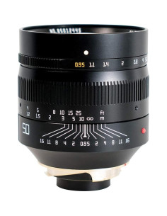 Lente TTArtisan 50mm F0.95 con Adaptador Leica M a Fuji X 2