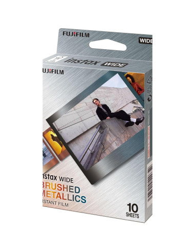 Película Instantánea Fujifilm INSTAX Wide Brushed Metallics - 10 Exposiciones