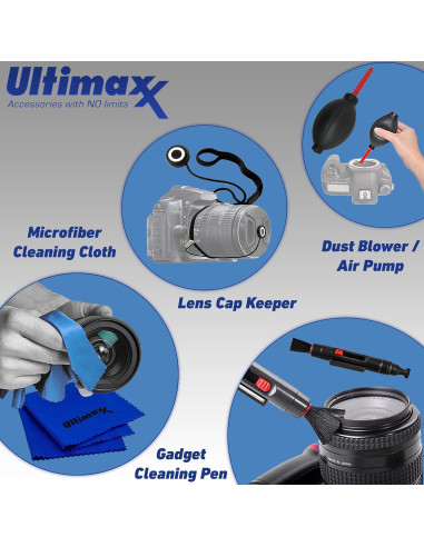 Lente Telefoto 500mm f/8 Ultimaxx para Nikon Z con Convertidor 2x