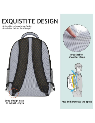 Mochila de Fútbol Genérico para Niños 20L Negra