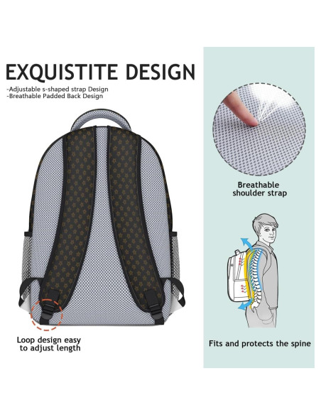 Mochila de Fútbol Genérico para Niños 20L Negra