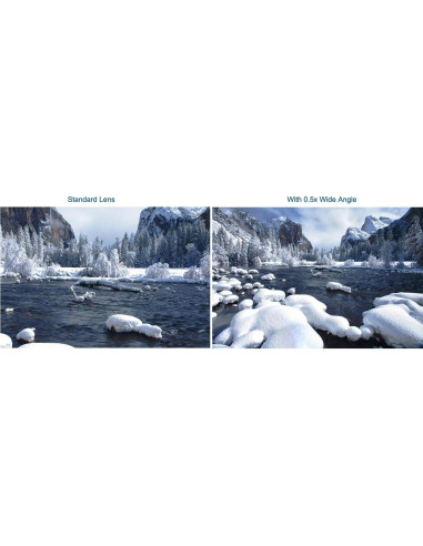 Lente Gran Angular Digital Nc 0.5x para Sony HDR-PJ670