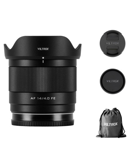 Lente VILTROX AF 14mm F4.0 APS-C para Sony E - Ultra Gran Angular