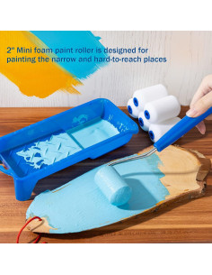 Kit de Rodillos de Pintura Mini Mister Rui 2" - 10 Paquete 2