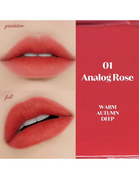 ETUDE Tinte Fijador Rosa Analógico 4g - Pintalabios Mate