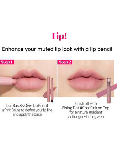 ETUDE Tinte Fijador Rosa Analógico 4g - Pintalabios Mate