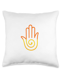 Cojín de Lanzar Hamsa Multicolor 40x40 cm Yoga