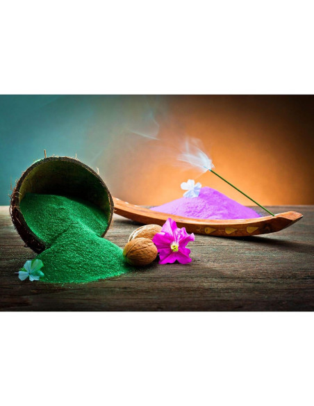 Arena Negra para Quemador de Incienso Jardín de Incienso 0.45 kg