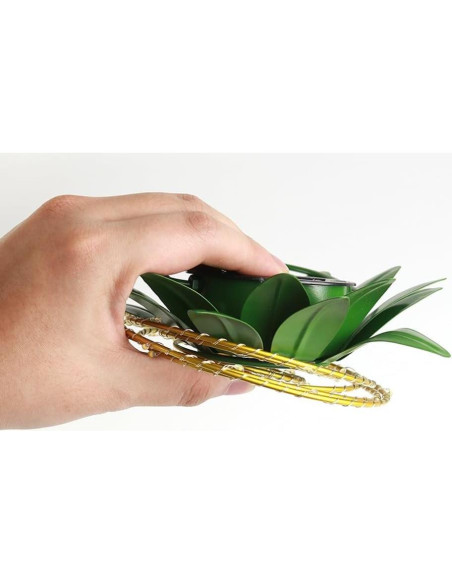 Paquete de 2 Luces Colgantes Solares JHPGEOE 60LED IP65