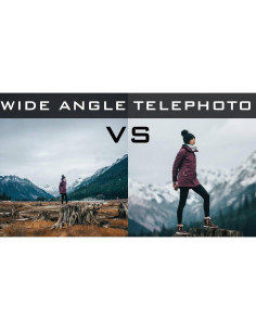 Kit de Lentes 49mm Gran Angular Telefoto Ojo de Pez para Panasonic 2