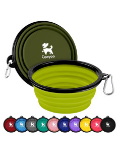 Cuencos Plegables para Perros y Gatos COOYOO - 2 Unidades