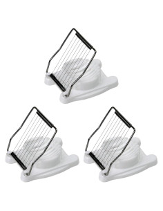 Cortador de Huevos Chef Craft, 10 cm, Acero Inoxidable, Blanco