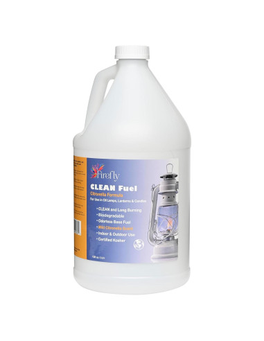 Aceite de Lámpara Firefly Citronella 3.785L - Sin Humo, Kosher