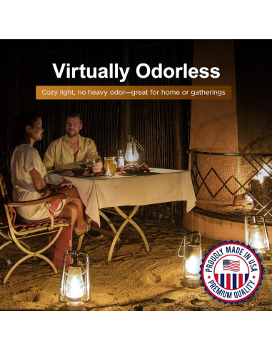 Aceite de Lámpara Firefly Citronella 3.785L - Sin Humo, Kosher