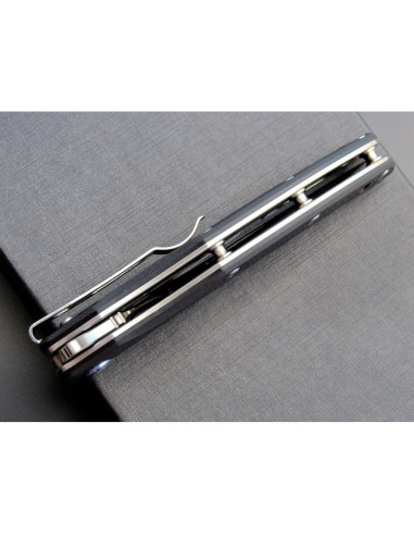 Cuchillo Plegable Eafengrow EF951, Hoja D2 10.4 cm, Mango G10