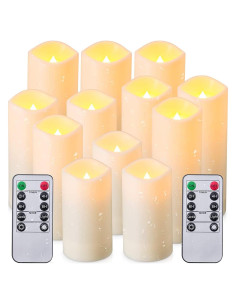 Velas LED Sin Llama CAKETYCG con Control Remoto - Paquete de 12