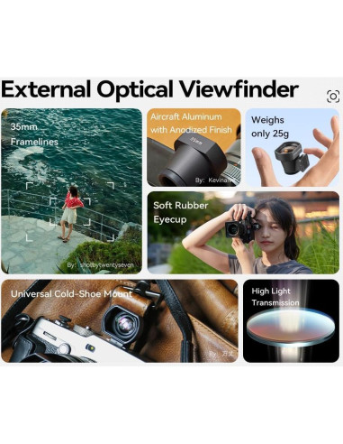 Visor Compacto TTARTISAN 35mm para Cámara Leica M