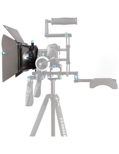 Caja de Matte Profesional Fotga DP3000 con Bandera Francesa y Soportes para Filtros