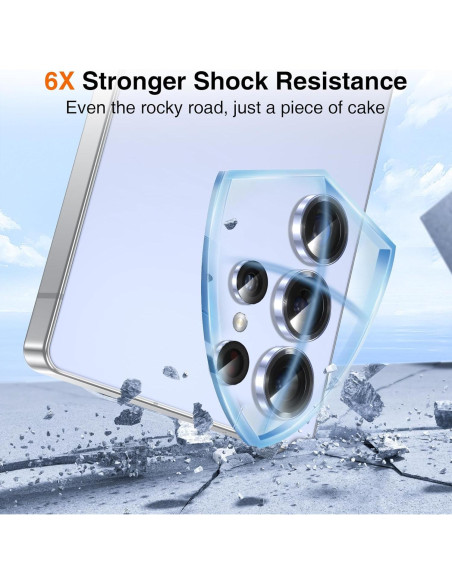 Protector de Lente de Cámara YWXTW para Galaxy S25 Ultra 9H