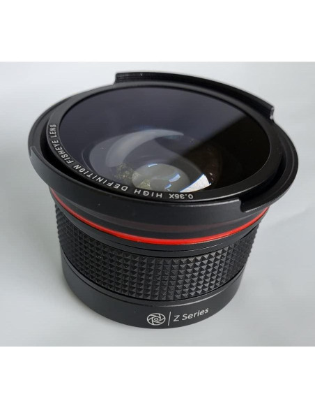 Lente Ojo de Pez Ultra Ancho Pro HD para Panasonic Lumix S9 62mm