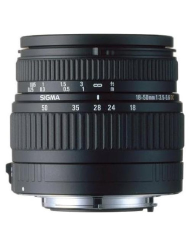 Lente Zoom Sigma 18-50mm f/3.5-5.6 para Cámaras SLR