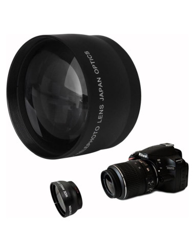 Lente Telefoto 2x 52mm para Nikon AF-S DX Nikkor