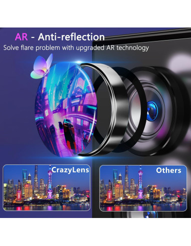 Protector de Lente de Cámara SAE&SVNG para Samsung Galaxy S25 Ultra - Vidrio Templado Rosa Brillante