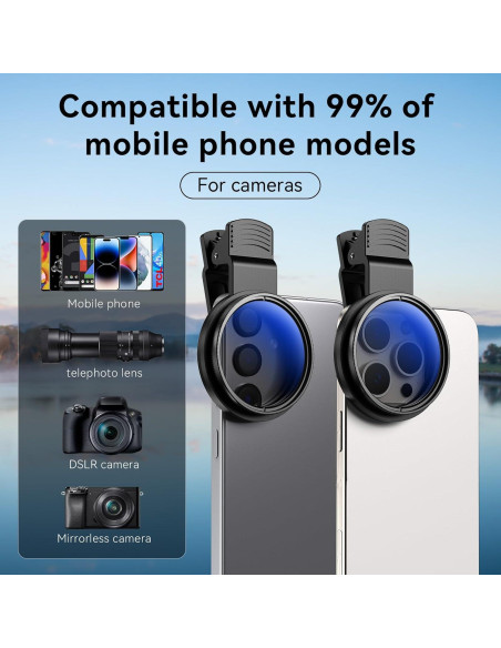 Filtro Circular Polarizante MIAO LAB 52mm para Smartphones