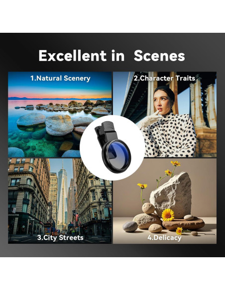 Filtro Circular Polarizante MIAO LAB 52mm para Smartphones