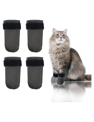 Cubiertas para patas de gato YYanniwani - 4 piezas anti-rasguños