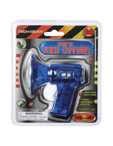 Cambiador de Voz Mini Toysmith - 3 Efectos, Batería Incluida