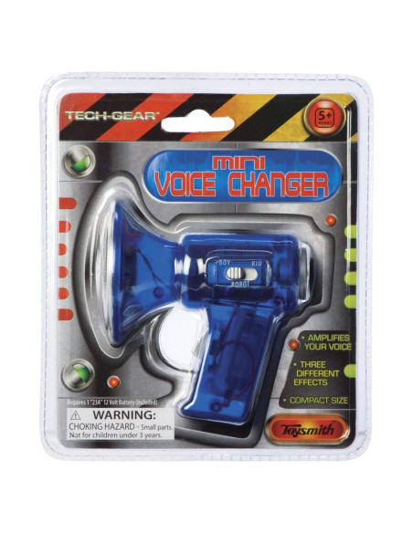 Cambiador de Voz Mini Toysmith - 3 Efectos, Batería Incluida