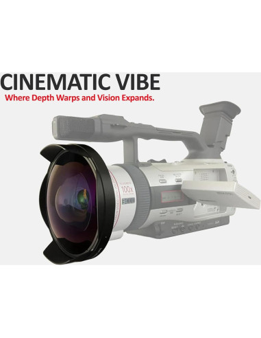 Lente Ojo de Pez 0.3X Hila Optics para Sony FDR-AX100