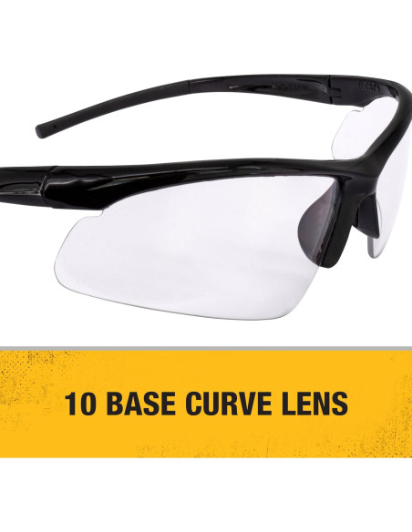 Gafas de Seguridad Dewalt DPG51-1C Lentes Curvados Claros
