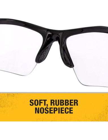 Gafas de Seguridad Dewalt DPG51-1C Lentes Curvados Claros