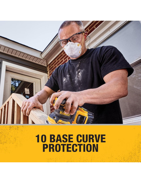 Gafas de Seguridad Dewalt DPG51-1C Lentes Curvados Claros