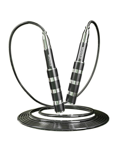 Cuerda de Salto Rápida MOGOLD T35 Ajustable PVC 2.74m