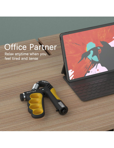 Entrenador de Fuerza de Agarre Nirxubla 11-100 kg con Contador