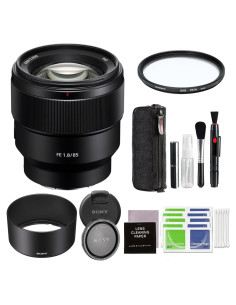 Lente Sony FE 85mm F1.8 Telefoto Prime para Cámaras E-Mount