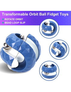 Paquete de 4 Juguetes Antiestrés Orbit Ball ONCOFAN 2