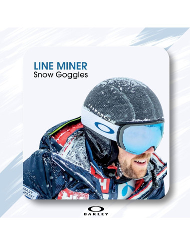 Gafas de Esquí Oakley Line Miner M - Negro Prizm Snow Sapphire