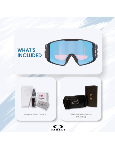 Gafas de Esquí Oakley Line Miner M - Negro Prizm Snow Sapphire