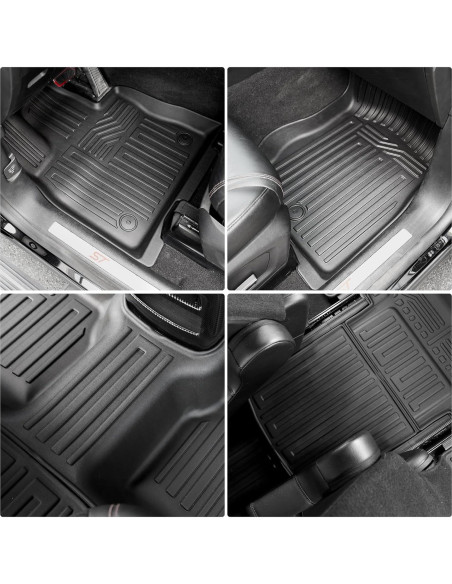 Alfombrillas HOUCLEMIC para Ford Explorer 2020-2025 TPE 6 asientos