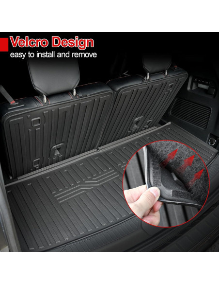 Alfombrillas HOUCLEMIC para Ford Explorer 2020-2025 TPE 6 asientos