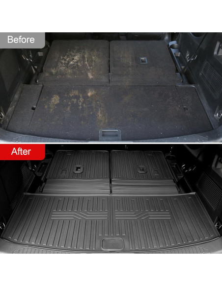 Alfombrillas HOUCLEMIC para Ford Explorer 2020-2025 TPE 6 asientos